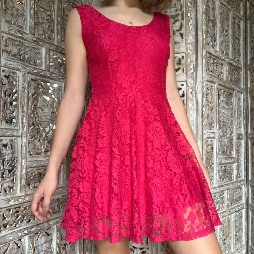Lace sun dress